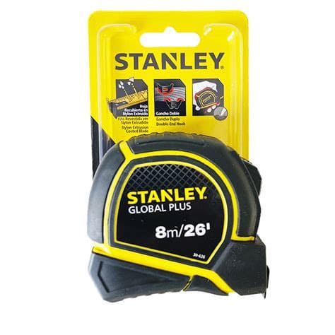 Wincha cinta metrica global plus 1 x 8 mts 30626- stanley