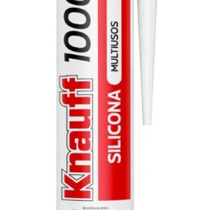 Silicona multiusos 1000 c/blanco 225ml knauff